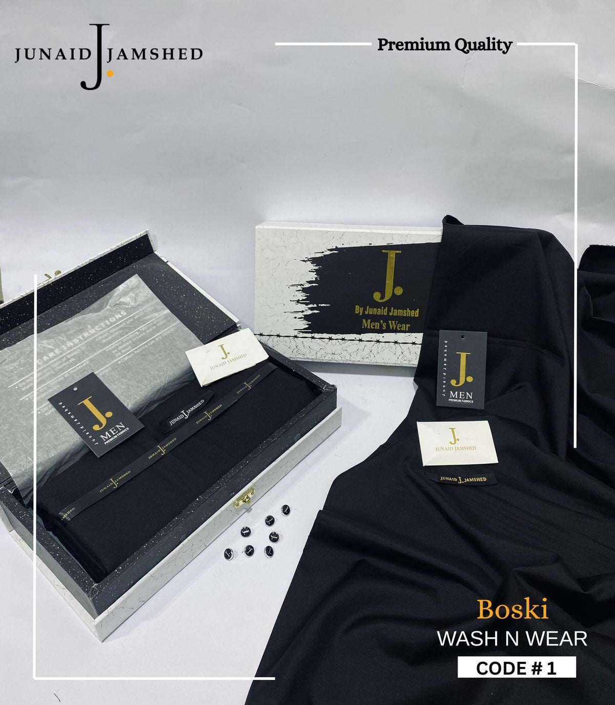 Premium J. Boski Fabric for Men | Luxury Boski D#01
