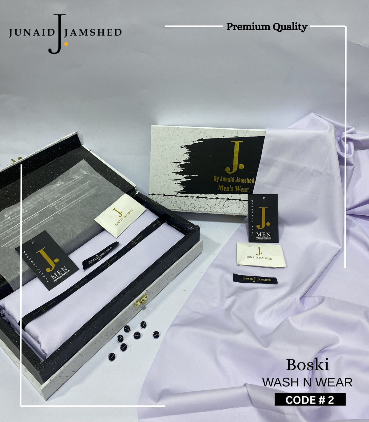Premium J. Boski Fabric for Men | Luxury Boski D#02