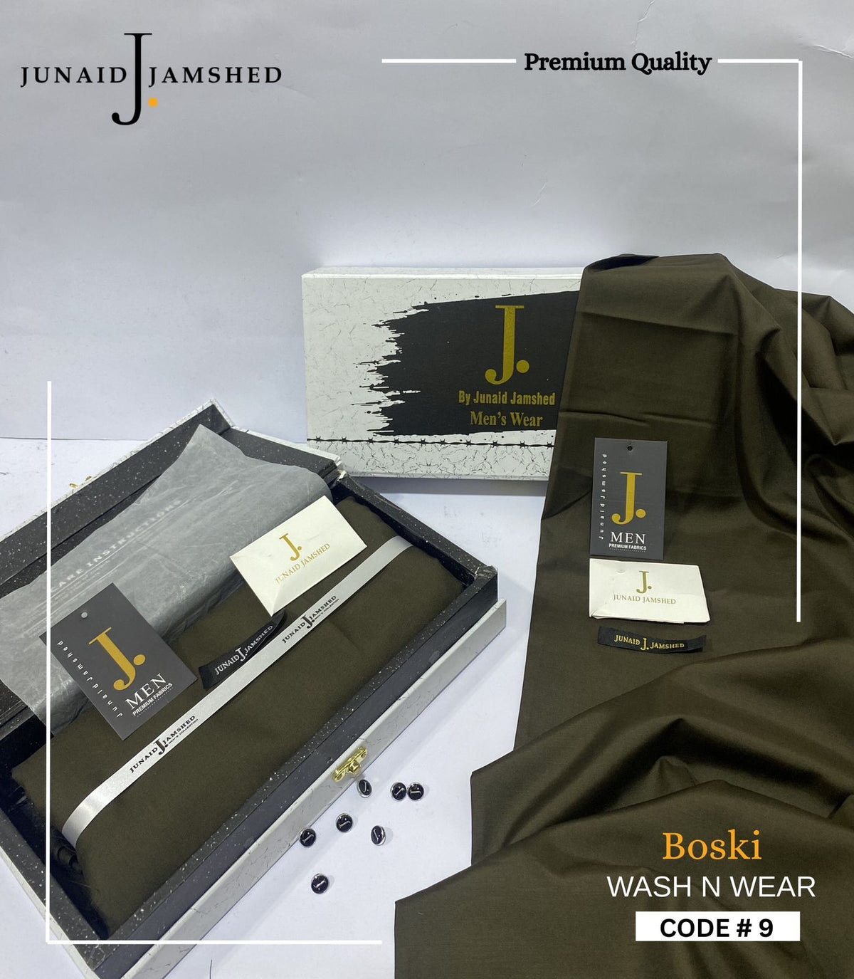 Premium J. Boski Fabric for Men | Luxury Boski D#09